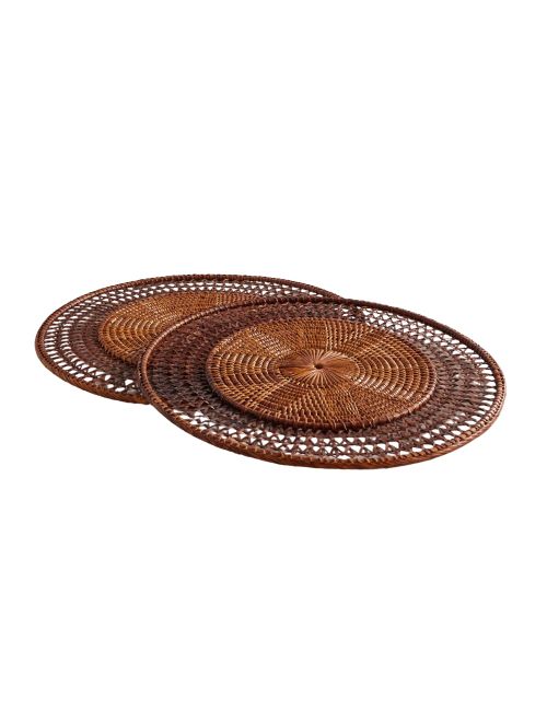 Set of Two Terra Wicker Placemats