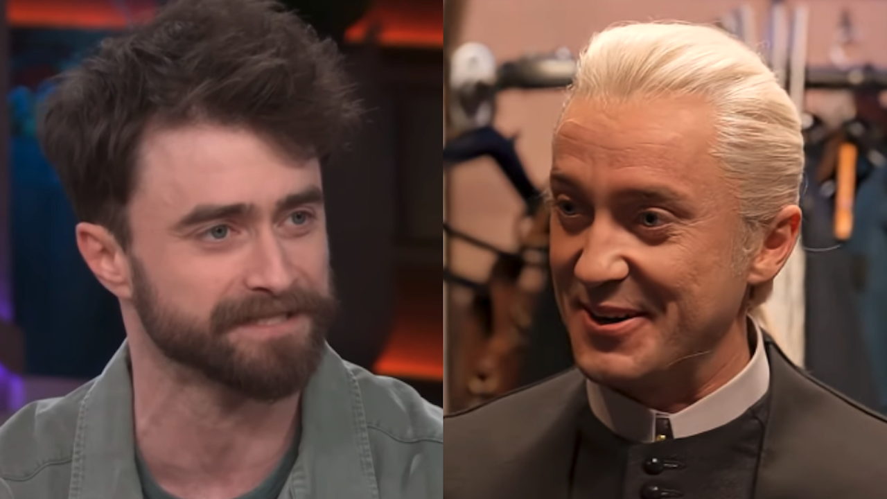 Het op Harry Potter gerichte geschenk dat Tom Felton Daniel Radcliffe stuurde om zijn Broadway-show te vieren: ‘Ik hoop dat hij een Rye-glimlach had’