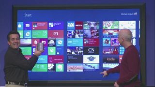 Microsoft Giant Windows 8 Screen