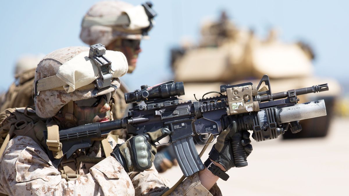 Image of Marines at MCAS Miramar base.