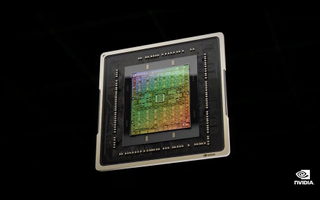 En illustration af den nye Ada Lovelace GPU-kerne