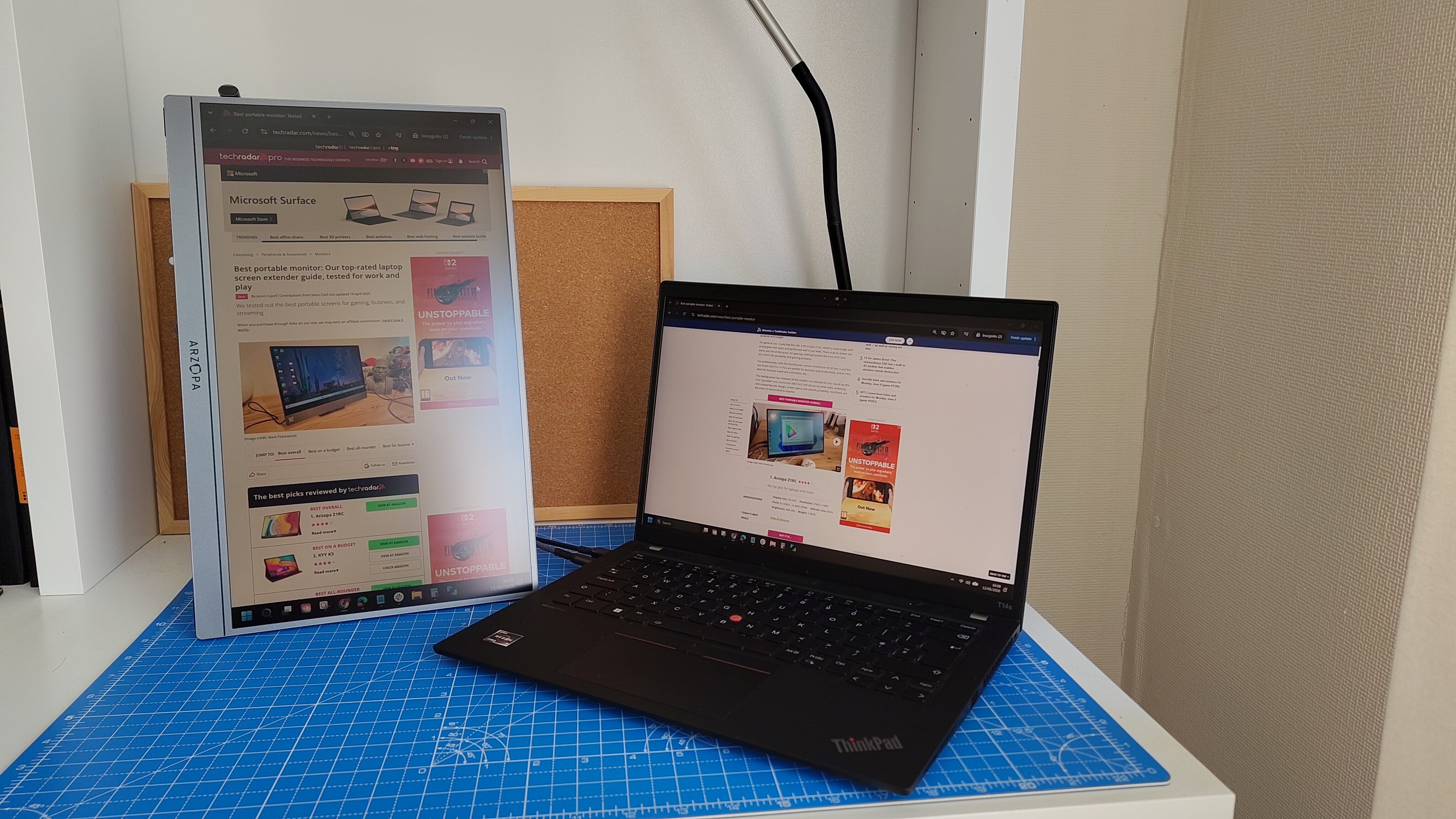 Arzopa Z3FC テスト中