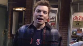 Jimmy Fallon as a Boston teen on SNL