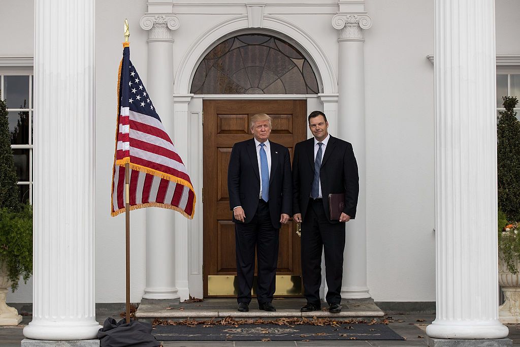 Trump interviews Kris Kobach for Cabinet position