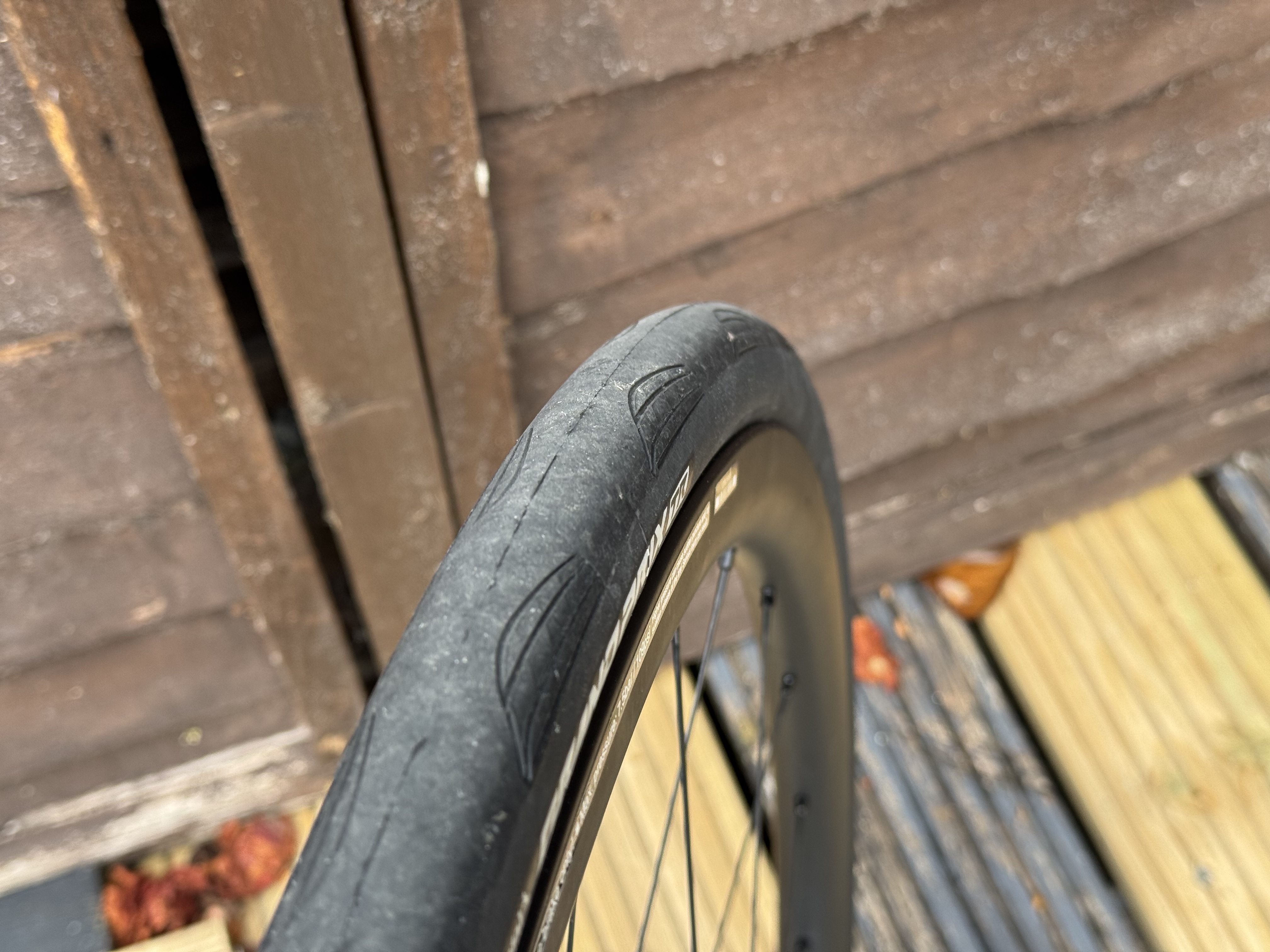 The tread pattern is similar but subtly different to the GP5000 range of tyres