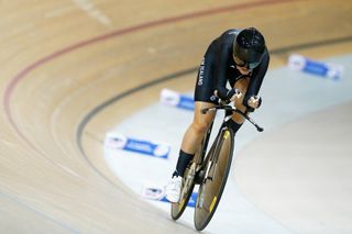 New Zealand's Georgia Williams at the 2015 Track Worlds