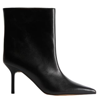 H&M Pointed Leather Boots