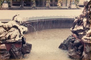 William Eggleston’s photograph of the “Kaiserbrunnen” (Imperial Fountain) in Bad Ischl. “