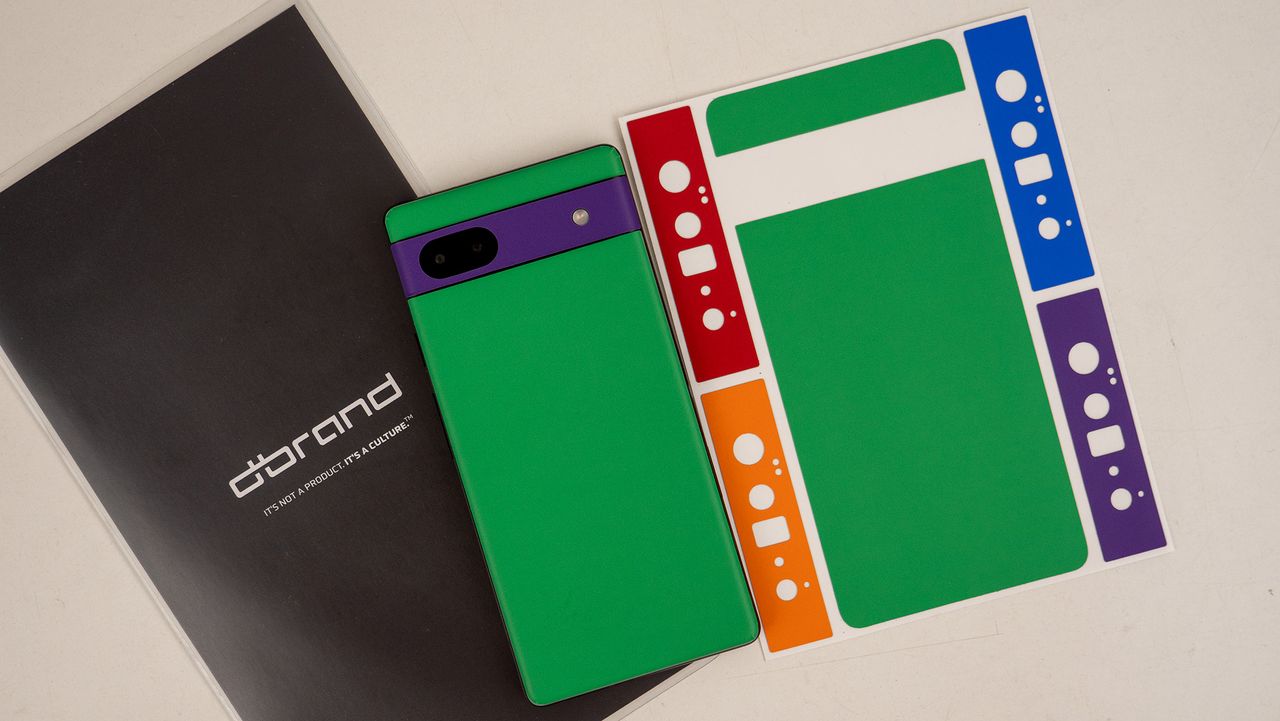 Dbrand's TMNP skin series for the Pixel 6a