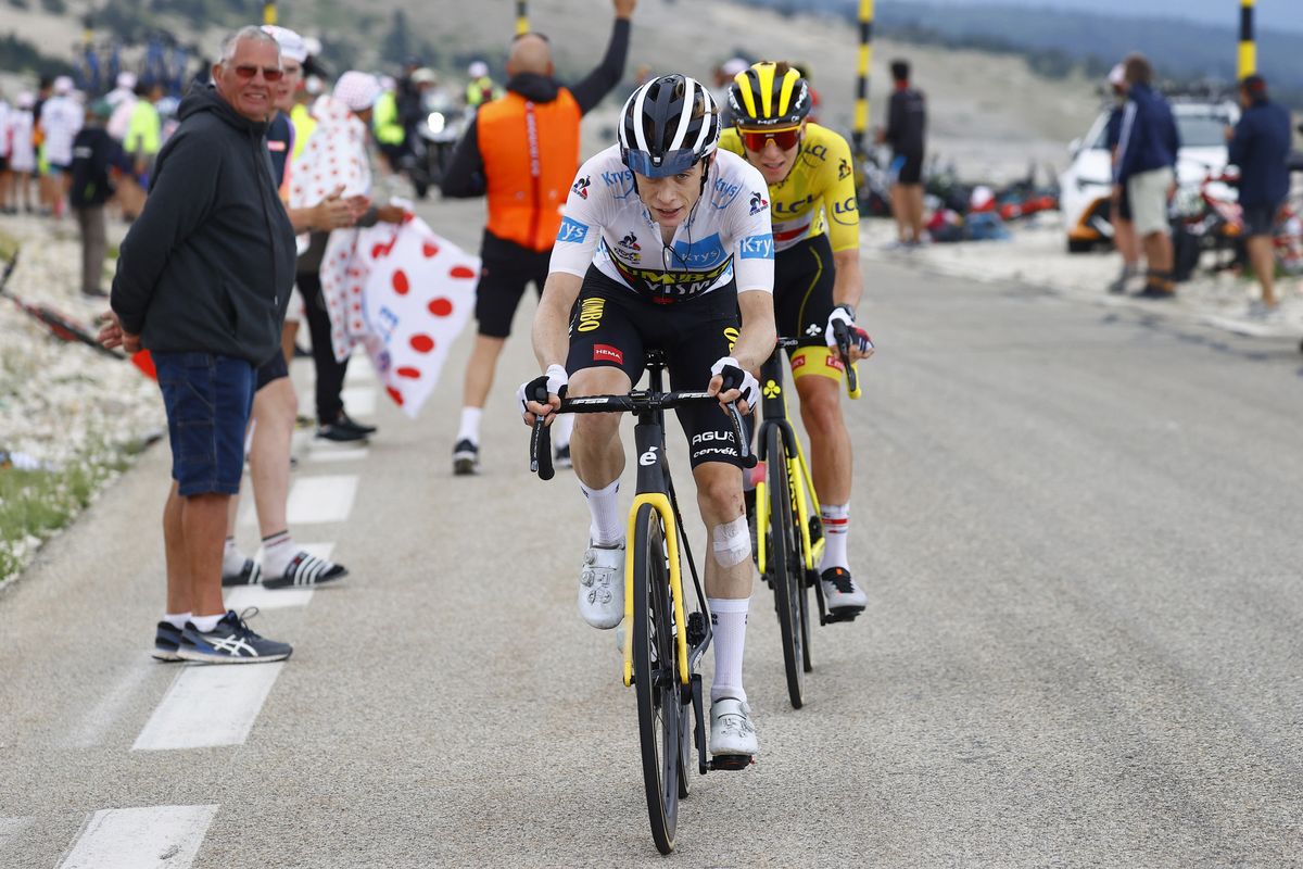 Tour de France 2021 108th Edition 11th stage Sorgues Malaucene 1989 km 07072021 Jonas Vingegaard DEN Jumbo Visma Tadej Pogacar SLO UAE Team Emirates photo Luca BettiniBettiniPhoto2021