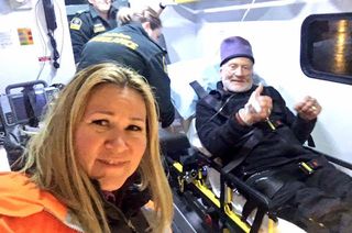 Buzz Aldrin evacuated from the South Pole