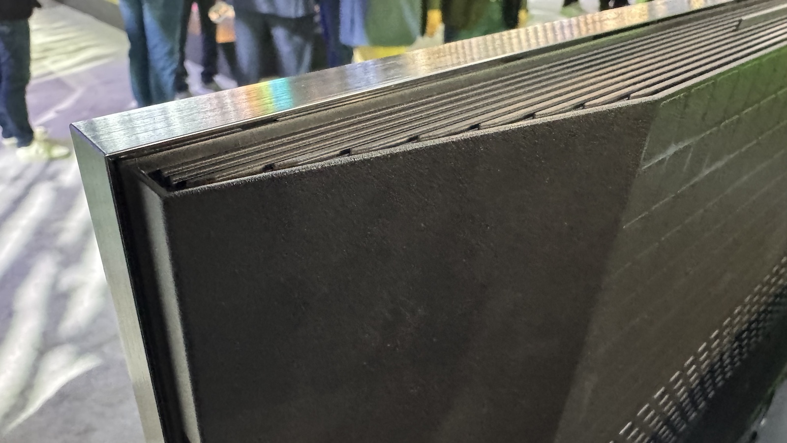 TCL C8L QM8L top corner