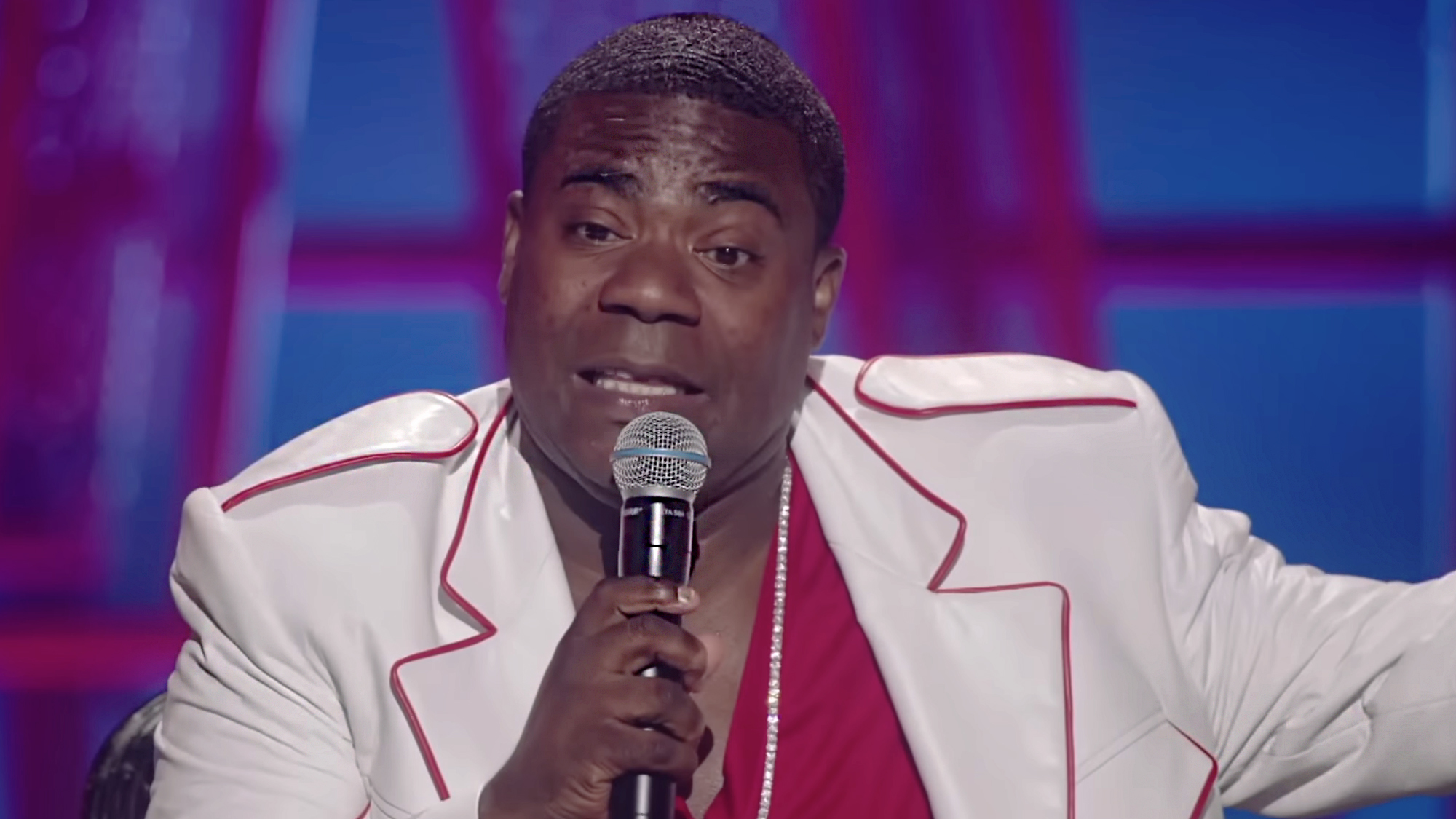 Tracy Morgan performs stand up in his Comedy Central Special Bona Fide.