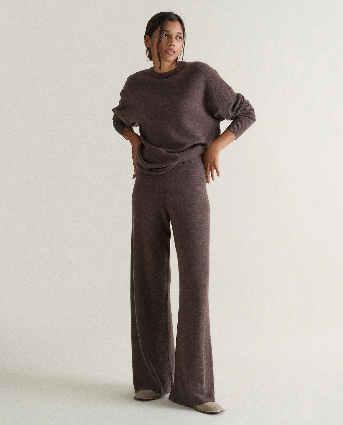 Rise &amp;amp; Fall, Women's Finest Cashmere Wide-Leg Trousers