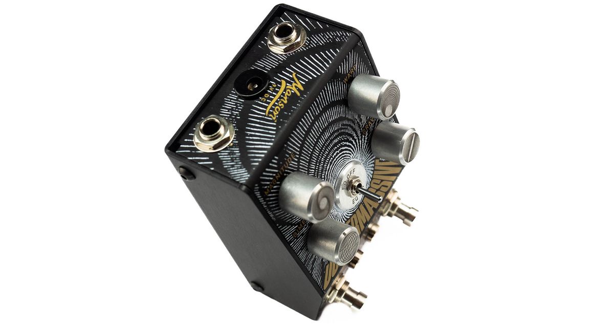 Manson Guitar Works Supermassive Black Fuzz: the first fuzz pedal from the British guitar brand is made in the UK with help from ThorpyFX, and captures Matt Bellamy of Muse's ferocious fuzz tones&nbsp;&ndash; ferocious, but voiced to work with a human vocal