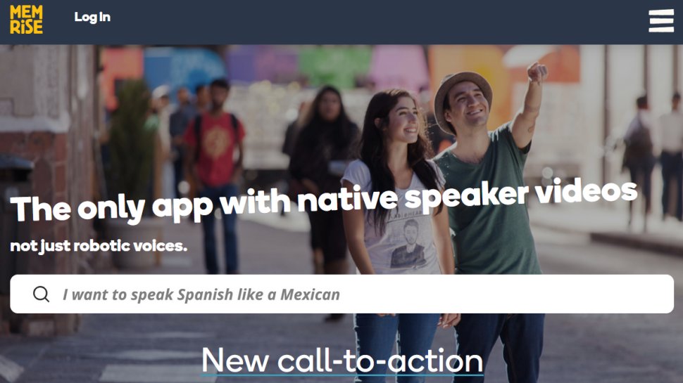 Memrise website screenshot (July 2025).