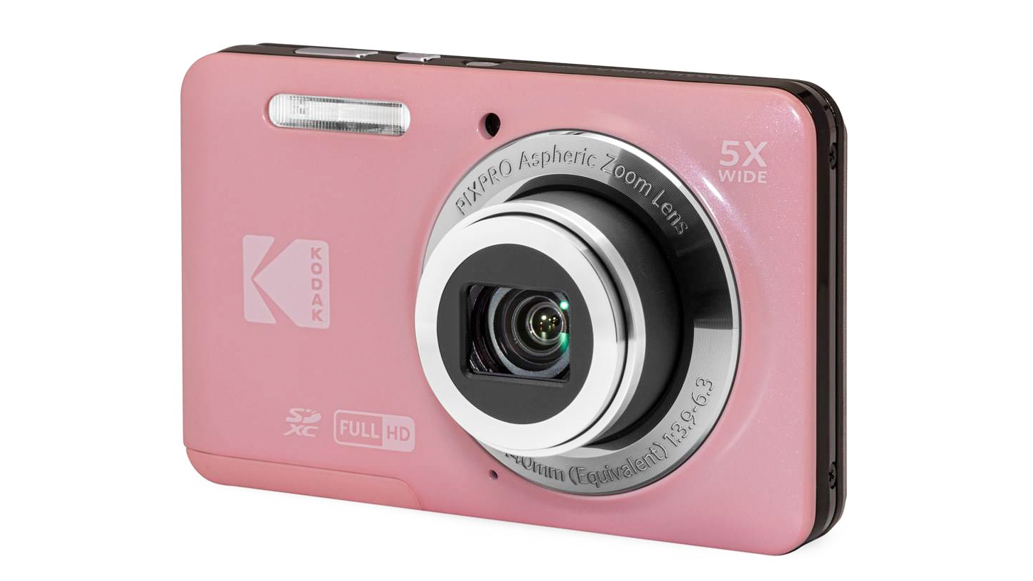 Pink Kodak FZ55 camera
