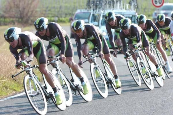 A team of riders bred on the track was always going to be hard to beat in the team time trial.