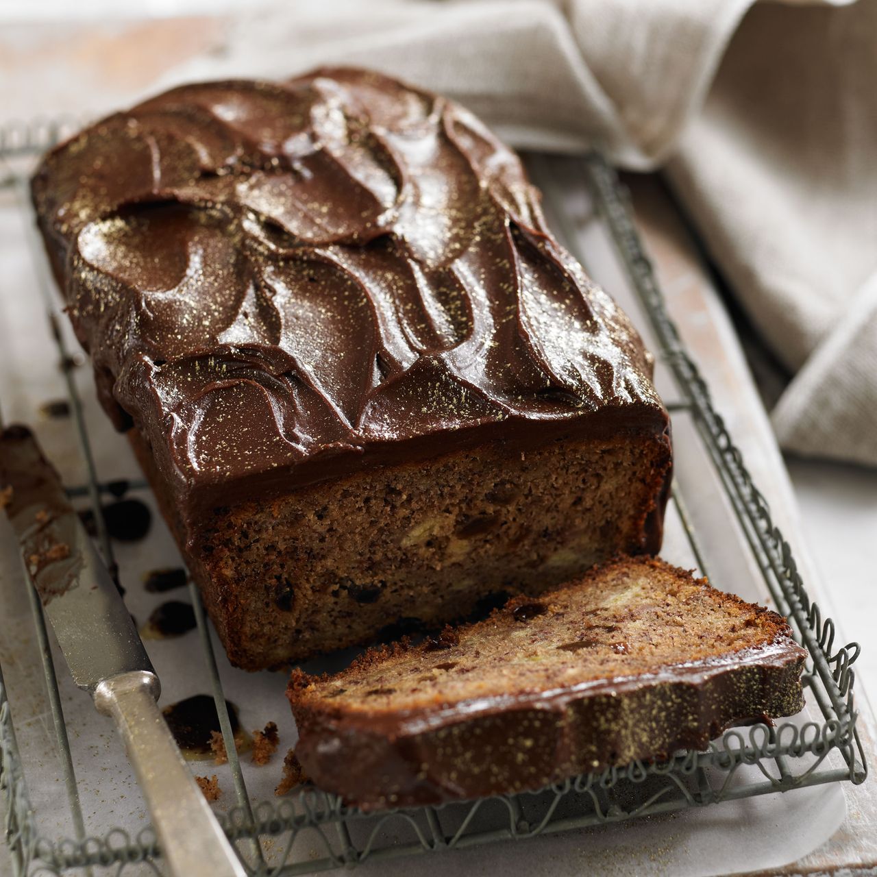 Photo of a spiced banana bread recipe