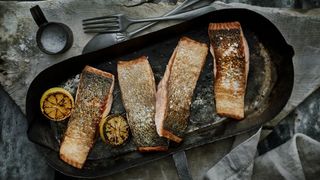 pan fried salmon