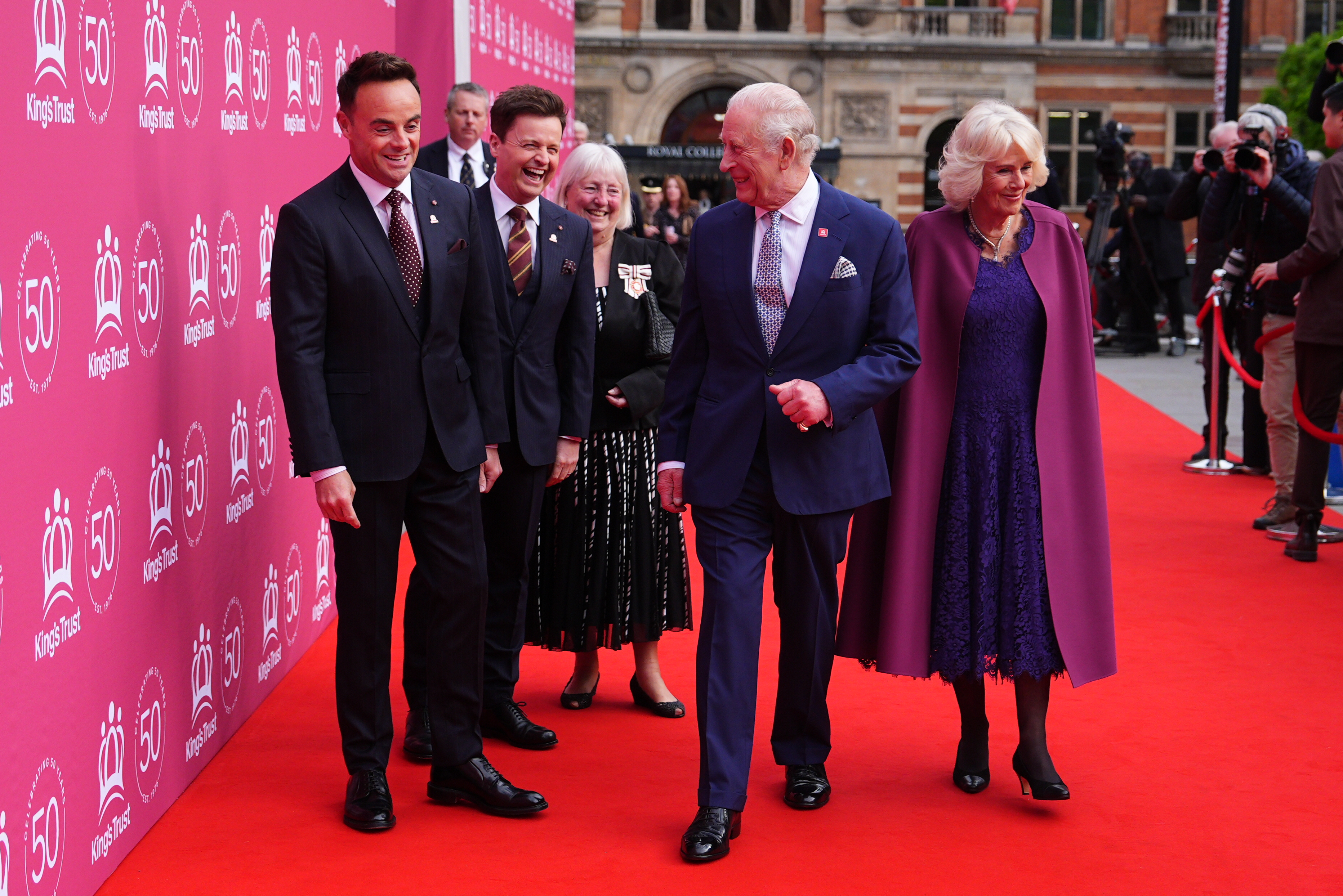 King Charles III and Queen Camilla at Royal Albert Hall on May 11, 2026 in London, England. (Photo by Aaron Chown - Pool/Getty Images)