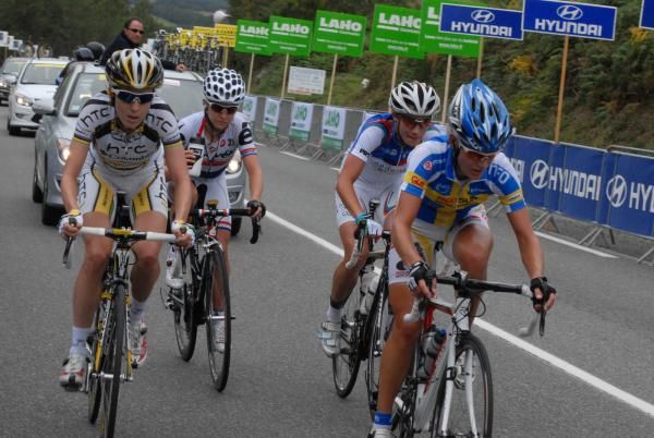The breakaway group that decided the race