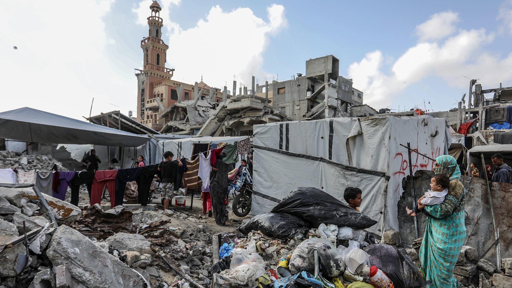 Rafah damage