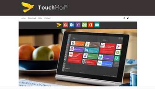 TouchMail's homepage