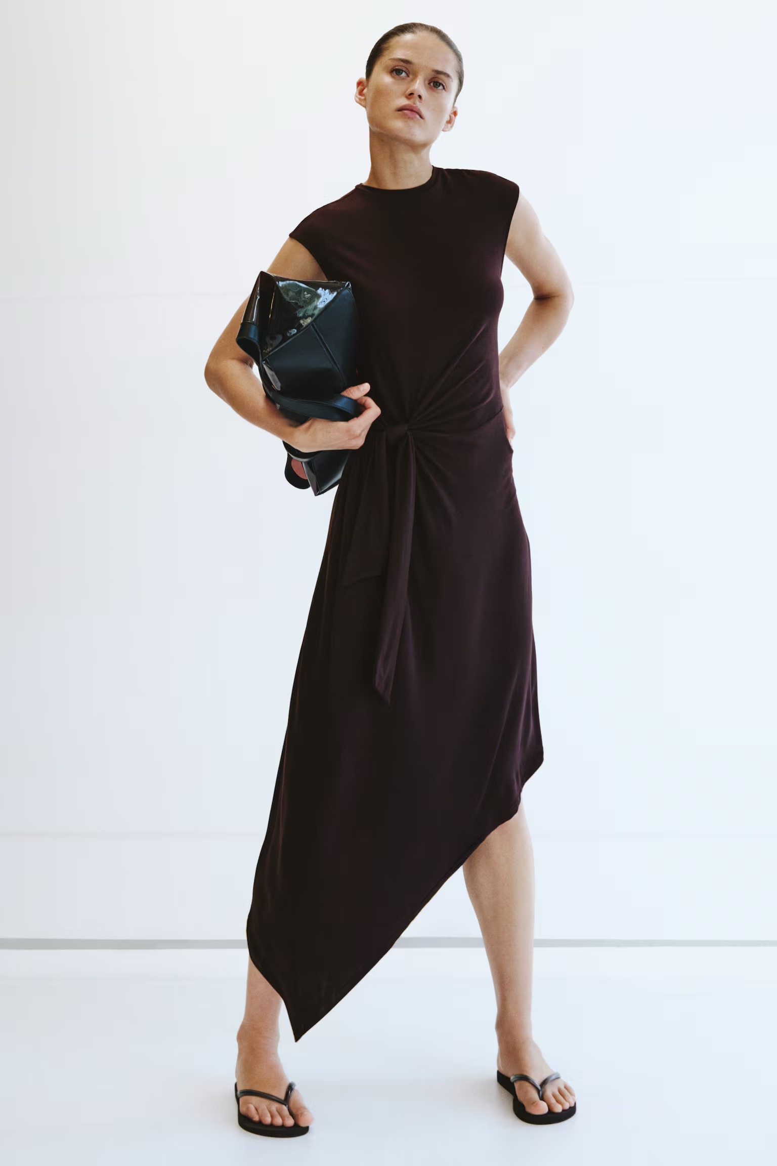 H&M, Asymmetric Tie-Detail Dress