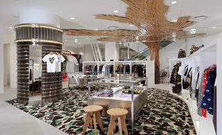 The 'Bear Cave' from the perspective of the A Bathing Ape concession