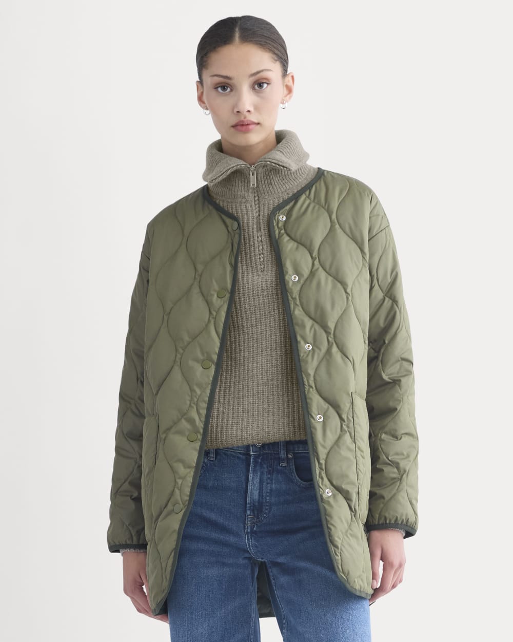 The Quilted Liner | Kalamata/rosin - Xxs