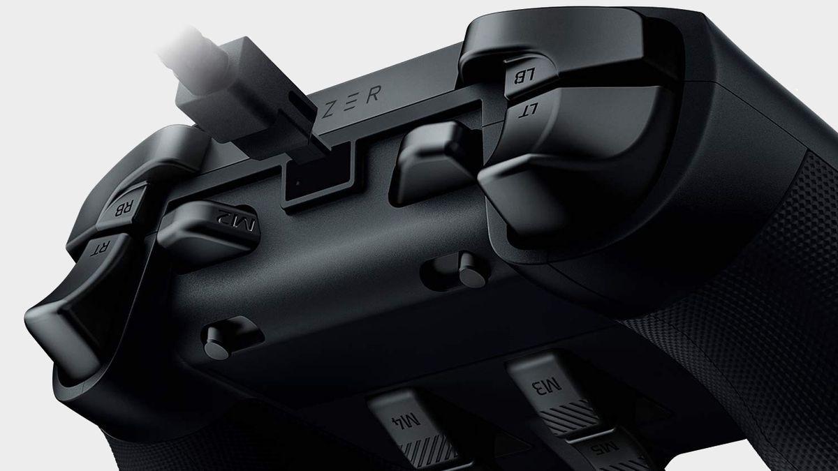 The Xbox One's Wolverine Ultimate controller on a plain background