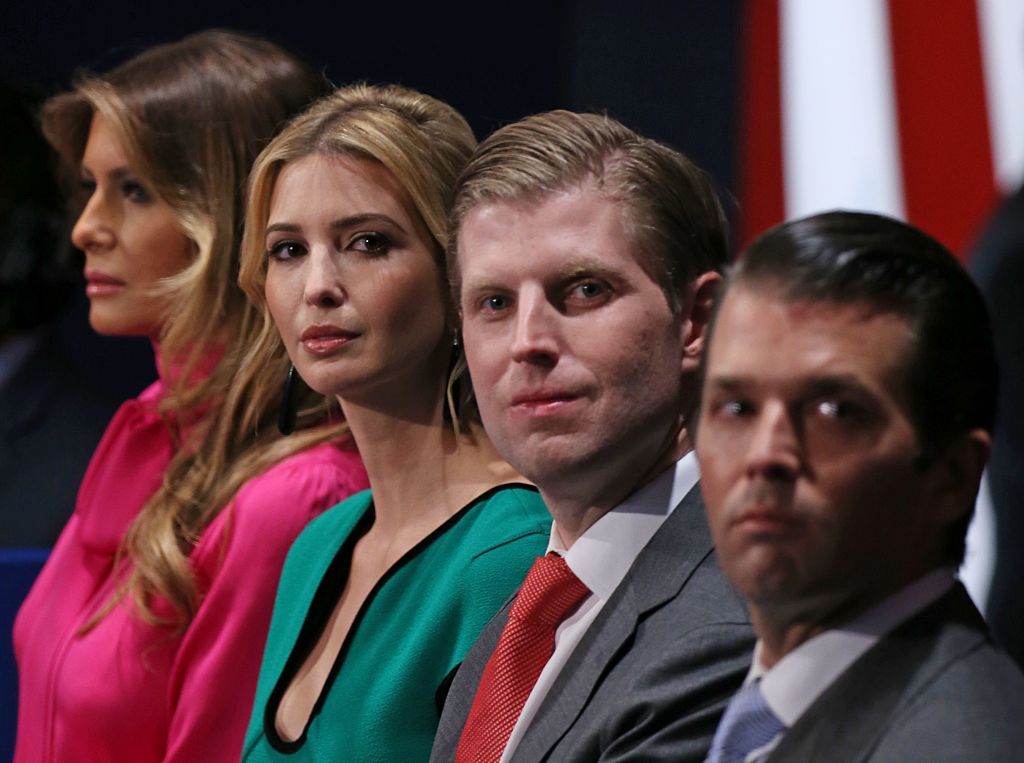 Ivanka Trump, Eric Trump and Donald Trump Jr.