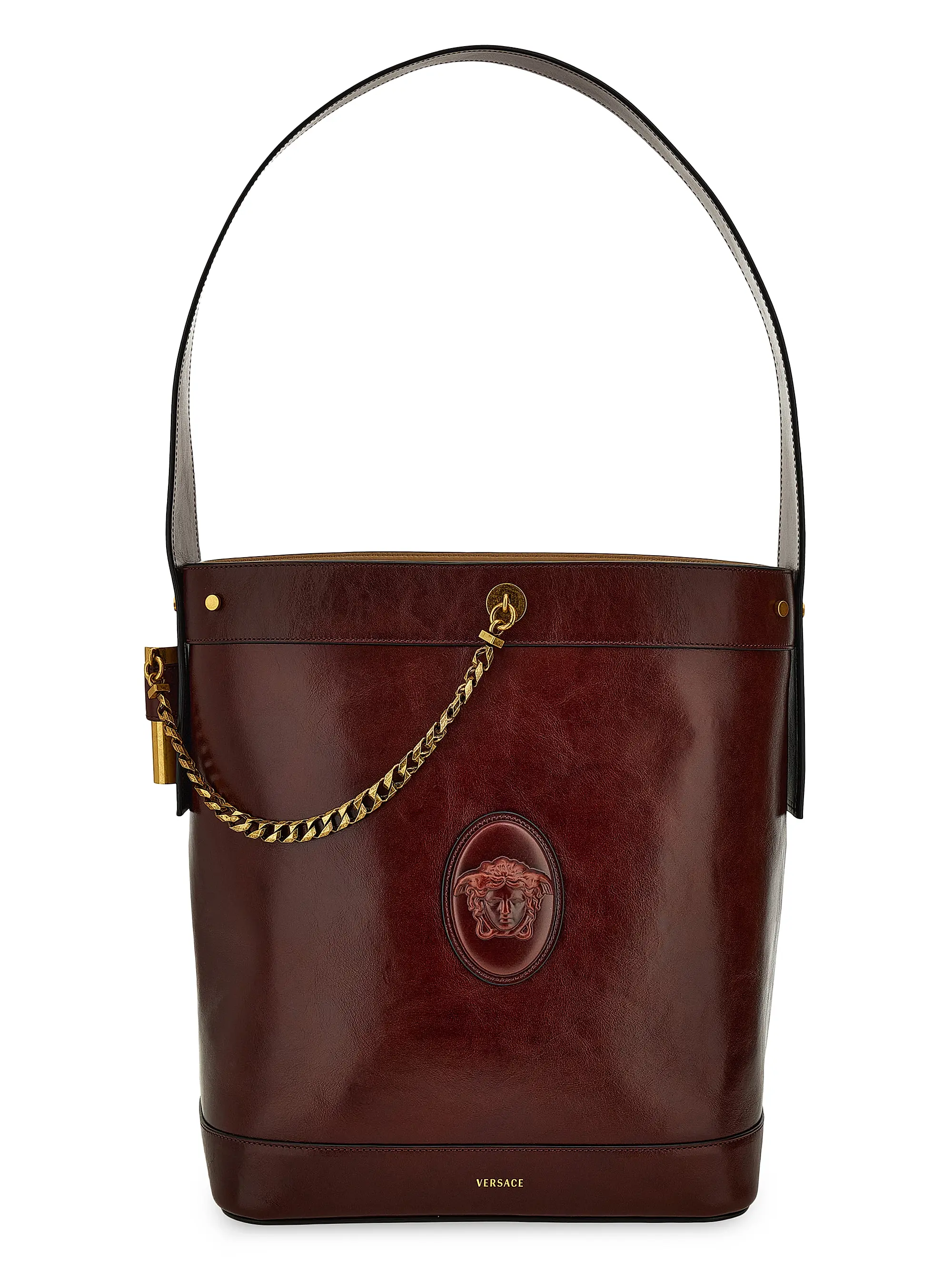 Pivot Large Leather Bucket Bag