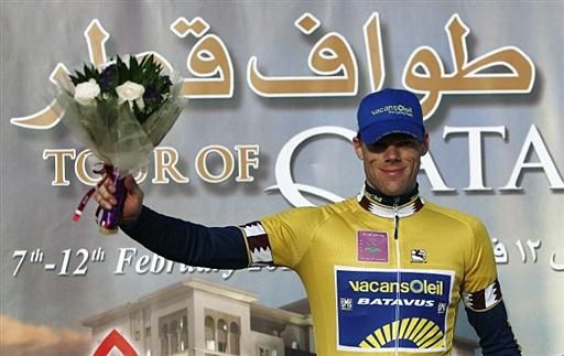 Wouter Mol (Vacansoleil) in the overall lead for the third day