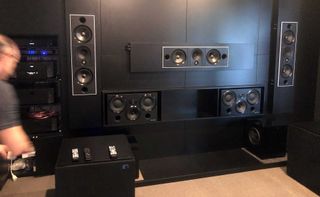 Bowers & Wilkins 800 Series in-wall speakers at Masimo Consumer in Sydney