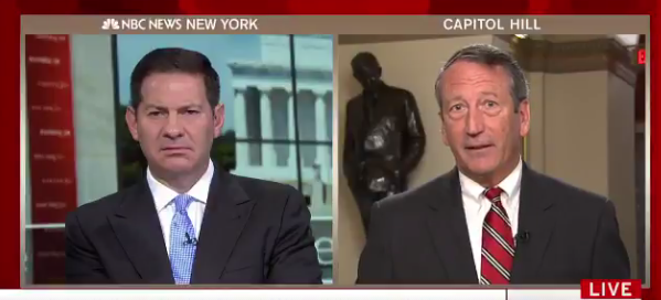 Mark Sanford on the Morning Joe.