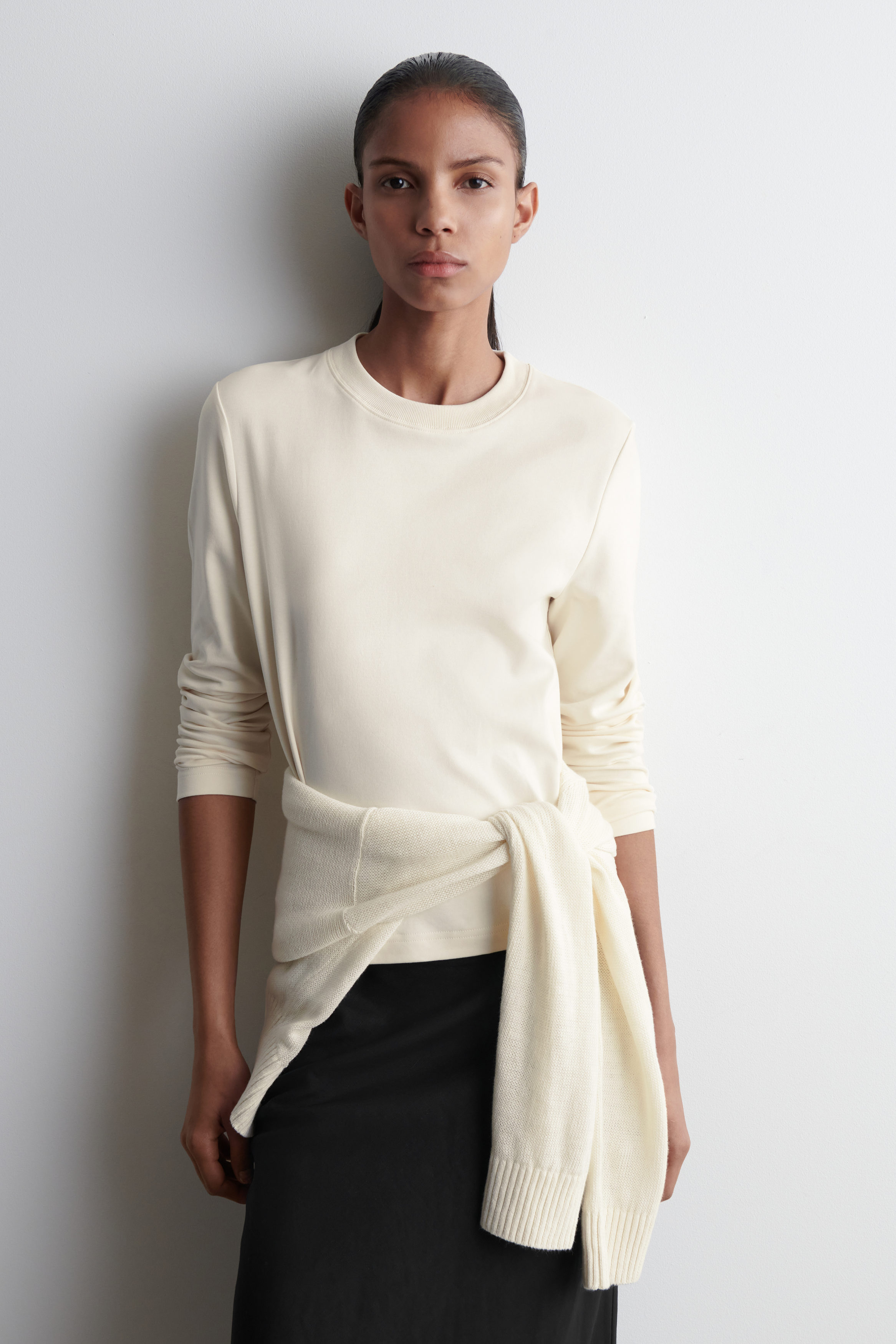 Clean Cut Regular Long-Sleeved T-Shirt