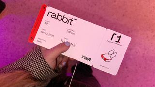 Rabbit R1 pickup party ticket