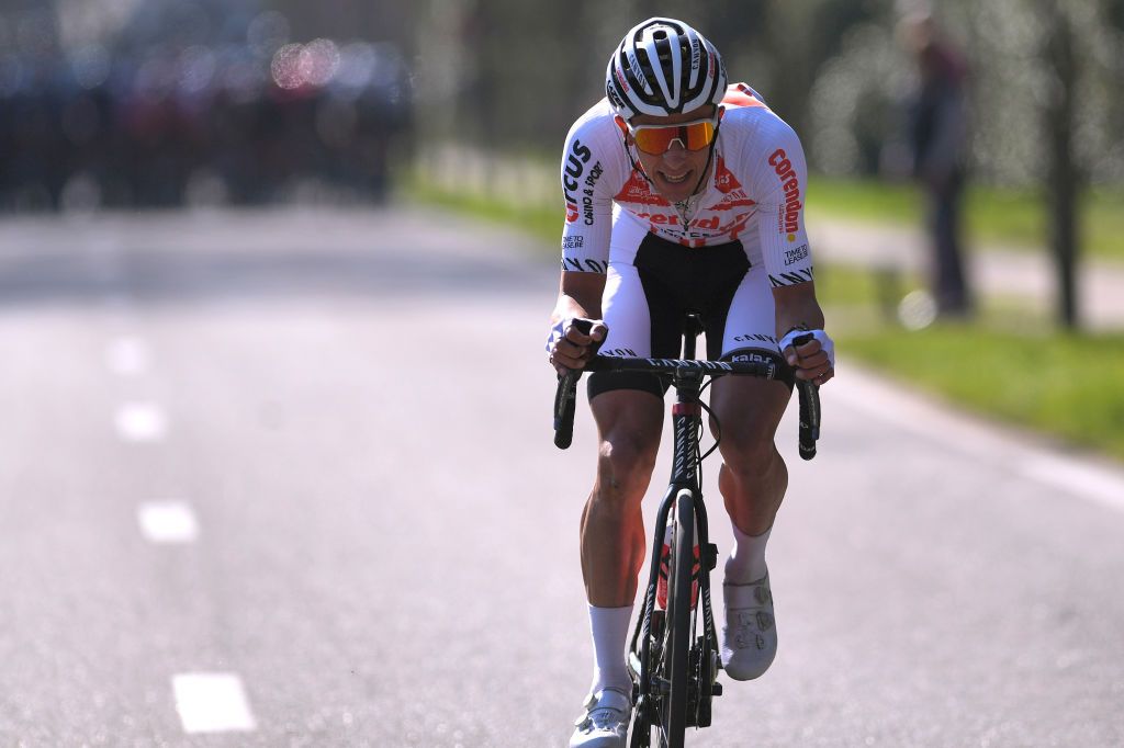 SCHOTEN BELGIUM APRIL 10 Dries De Bondt of Belgium and Team Corendon Circus during the 107th Scheldeprijs 2019 a 2023km race from Borsele to Schoten FlandersClassic Scheldeprijs SP19 on April 10 2019 in Schoten Belgium Photo by Luc ClaessenGetty Images