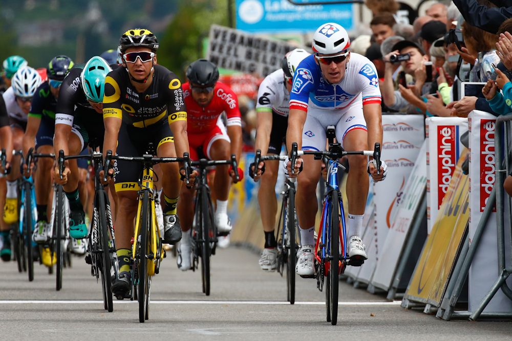 Arnaud Demare and Bryan Coquard finish stage 3 at Dauphine