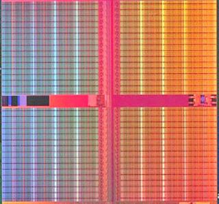 Intel says that the high-k transistor technology was used already in its 45 nm SRAM chip announced in early 2006.