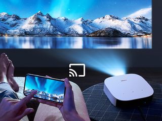 Nebula Solar Portable Projector Lifestyle