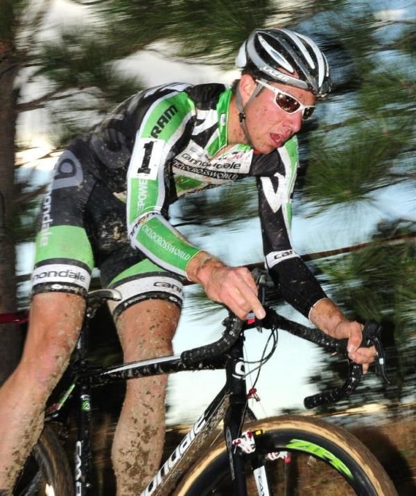 Jeremy Powers (Cannondale-Cyclocrossworld.com) in some trees