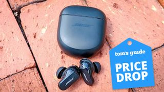 Bose QuietComfort Earbuds II with Tom's Guide deal badge 