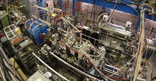 A newly reported experiment involving matter and antimatter was carried out in CERN's Antiproton Decelerator.