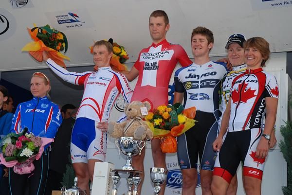 The men's and women's winners