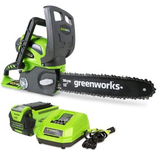 Greenworks 40V 12 Cordless Compact Chainsaw