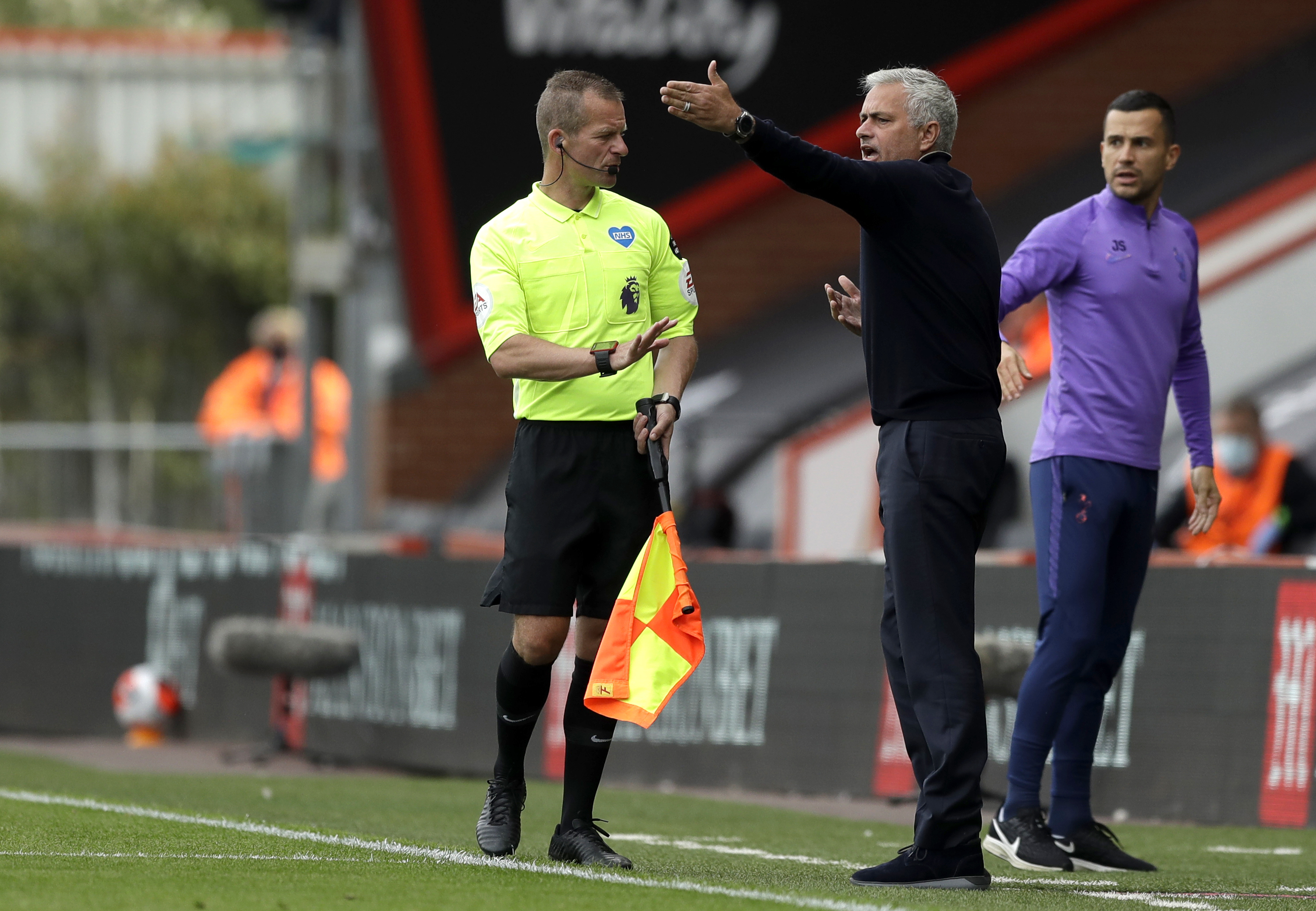 Jose Mourinho estava descontente com outra ligação VAR