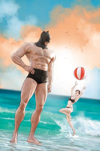 DC August 2022 swimsuit variant covers